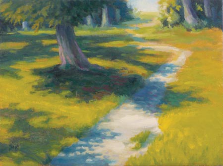 A Pleasant Path - 9x12