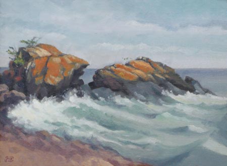 Croftville Rocks - 9x12