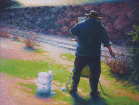 Doing A Painting - 18x24