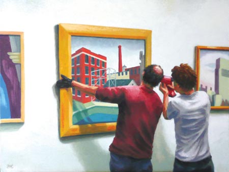 Hanging Art in the Met - 18x24
