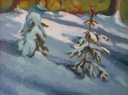 In the Woods - 9x12