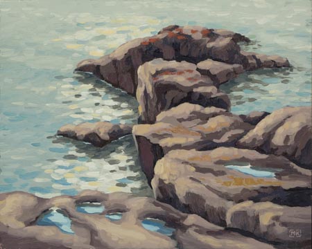 October Morning On The Ledges - 8x10