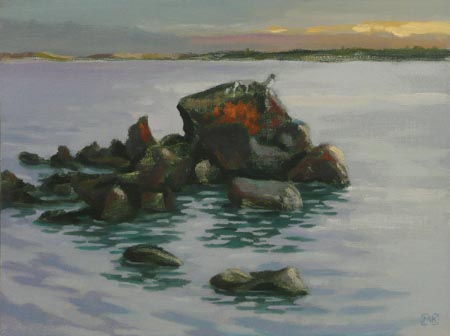 On the Rocks - 9x12