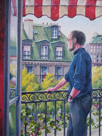 Paris Balcony - 32x24