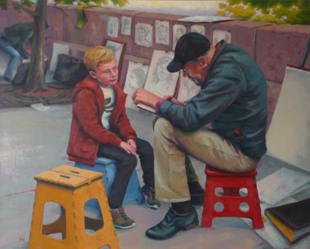 Parisian Portraitist - 24x30