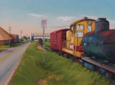 Parked Cars - 12x16