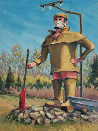 Pierre Wears A Mask - 14x11