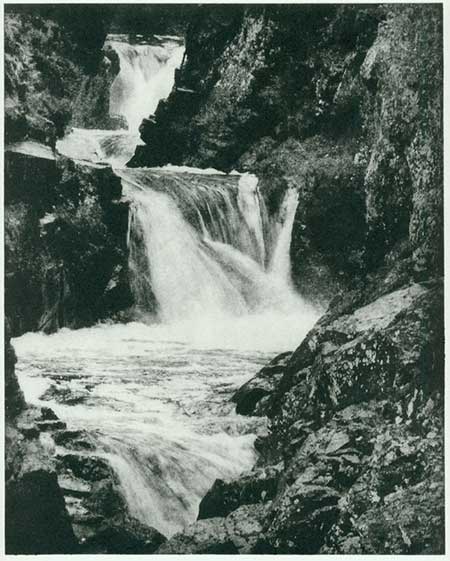 Cascade River No.2 — lithograph, 10x8