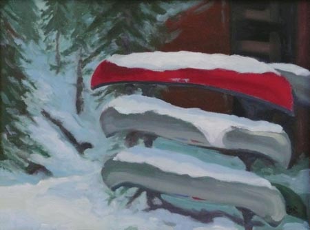 Snowbirds - 9x12
