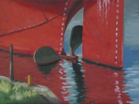 Steerage Study - 9x12